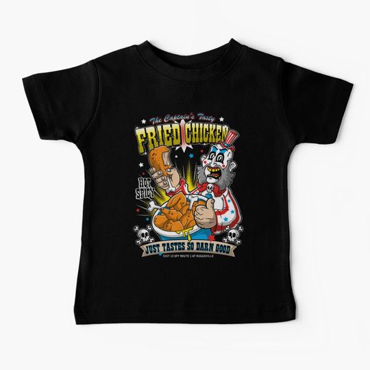 Discover Captain Spaulding Tasty Fried Chicken Baby T-Shirt