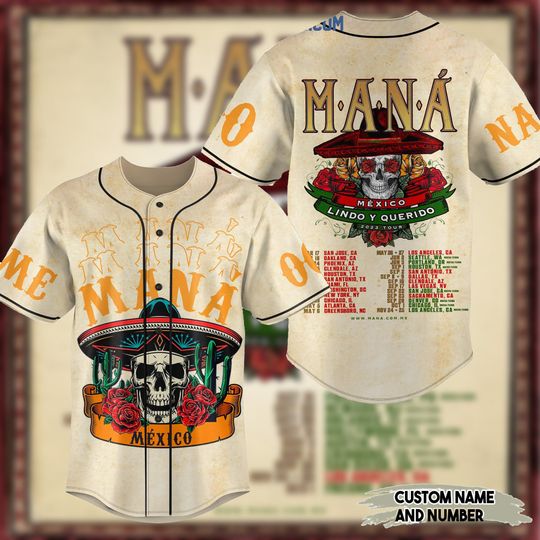 Discover Customized Mana 2023 Mexico Lindo Y Querido Baseball Jersey
