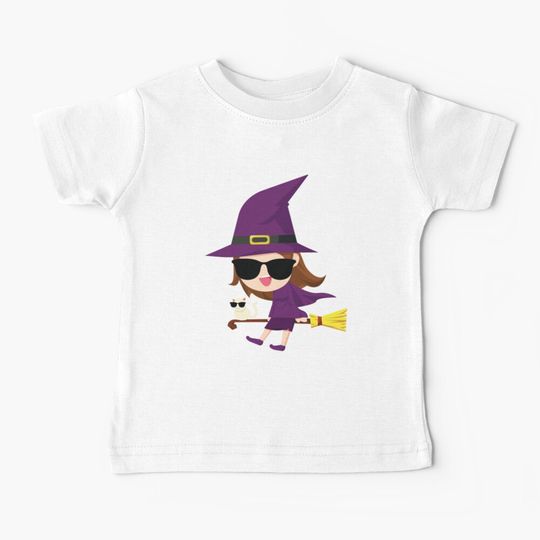 Discover Witch Emoji Baby T-Shirt