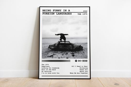 Discover The 1975 Being Funny In A Foreign Language Poster