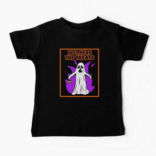 Discover Just Here For The Treats Baby T-Shirt