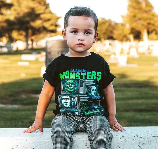 Discover Kids Halloween Shirt, Classic Monsters Baby Halloween Shirt