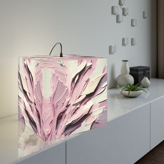 Discover Luminart Pink Palette Light Cube Lamp