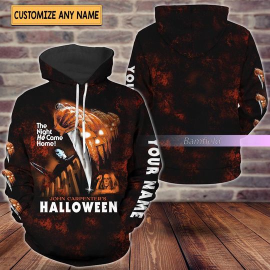 Discover Michael Myers Hoodie, Halloween The Night He Came Home Hoodie