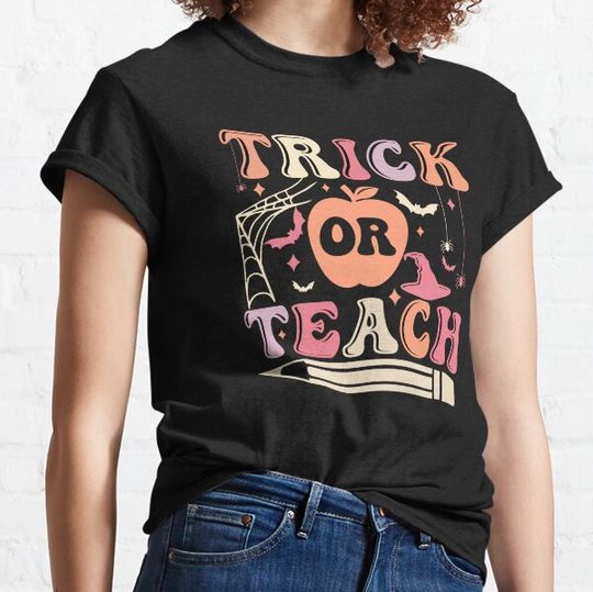 Discover Trick Or Teach - Teacher Halloween Cute T-shirts