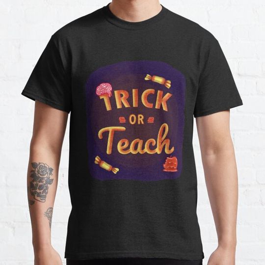 Discover Trick Or Teach Cute Halloween Teacher T-shirts