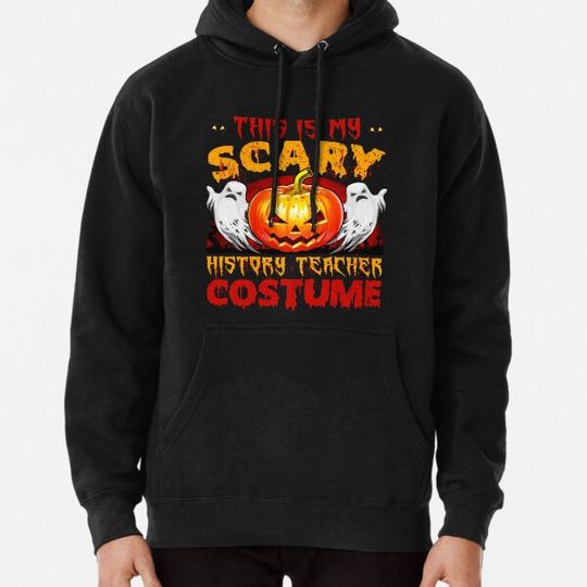 Discover This Is My Scary History Teacher Halloween Costume Hoodies