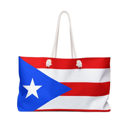 Discover Puerto Rico Flag Weekender Bag