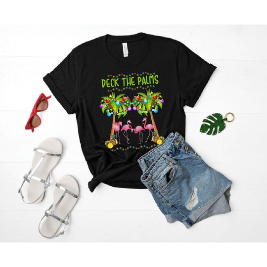 Discover Flamingo Christmas shirt, Unisex T-Shirt