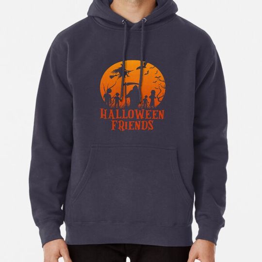 Discover Fright Night Halloween Friends Hoodies