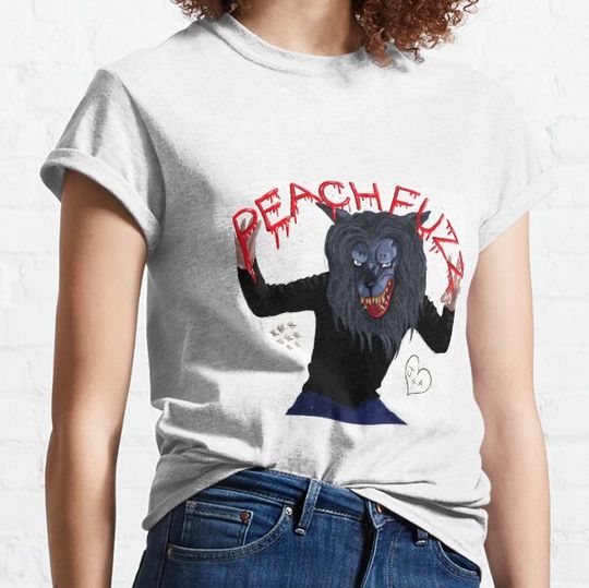 Discover Creep - Peachfuzz Werewolf Mask Pose T-shirts