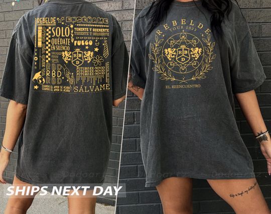 Discover RBD Touring 2-Sided Shirt for Fans
