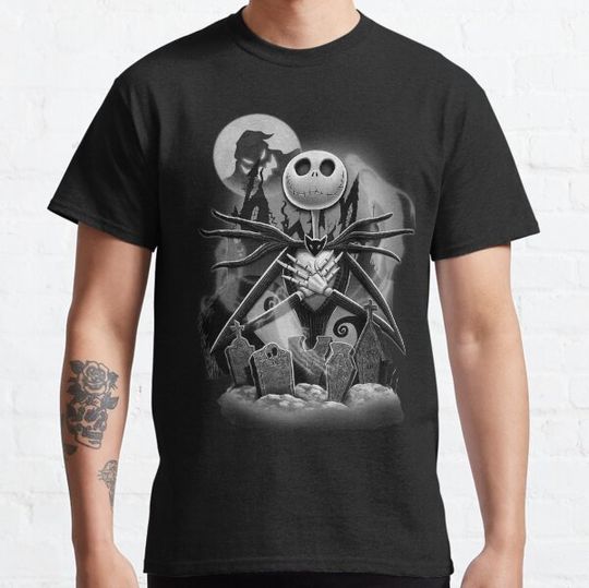 Discover Nightmare - Before - Christmas - Jack Night Scene T-shirts