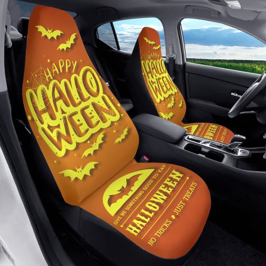 Discover Halloween Car Seat Cover