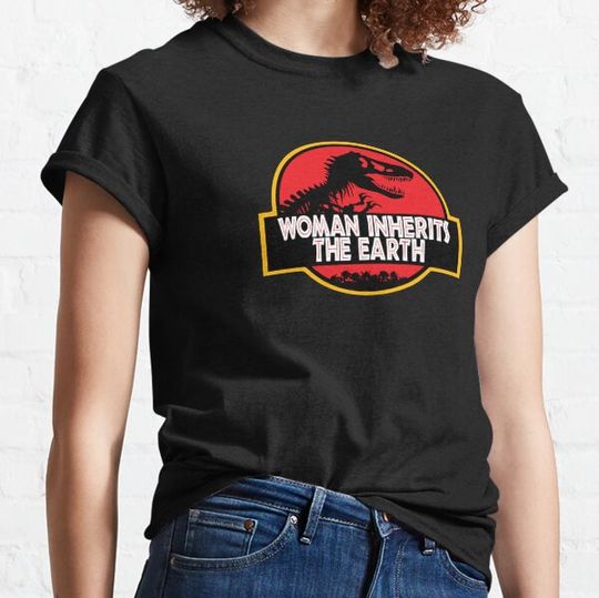 Discover Woman Inherits The Earth Dinosaur T-shirts