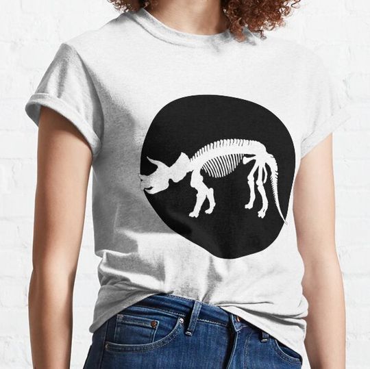 Discover Triceratops skeleton T-shirts