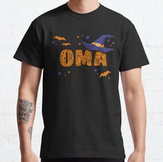 Discover Oma Witch Cute Grandma Oma Halloween Costume Funny T-shirts