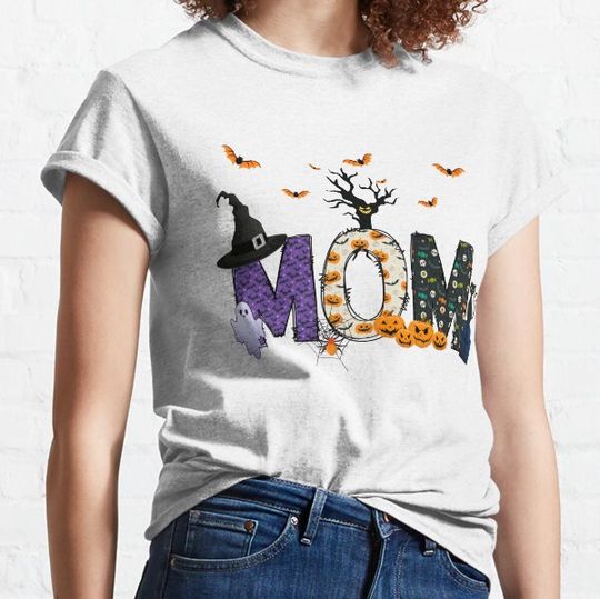 Discover Mom Witch Cute Grandma Mom Halloween Costume Funny T-shirts