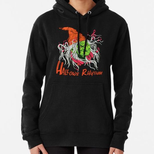 Discover Halloween Grandma Witch Hallows Rhythm Hoodies