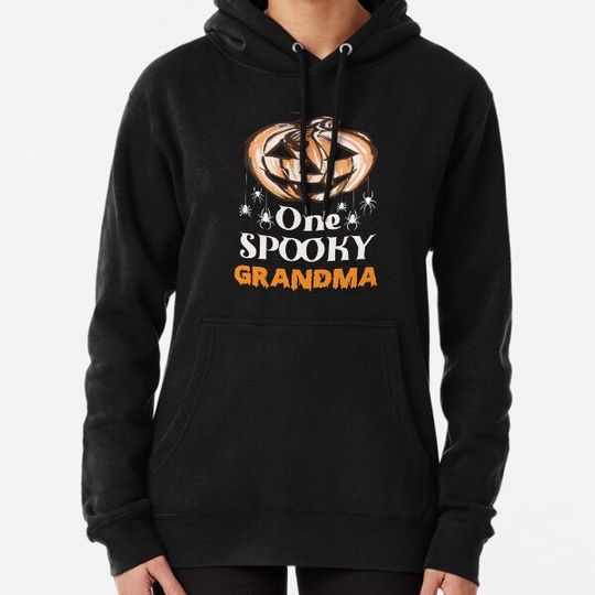 Discover Halloween Spooky GRANDMA Pumpkin Spider Jack O Lantern Hoodies