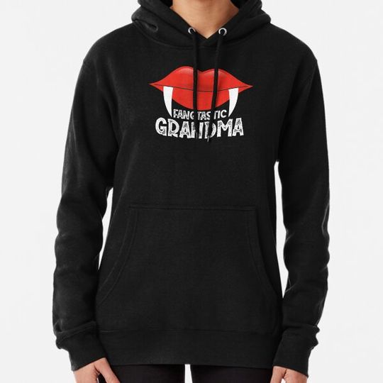 Discover Womens Fangtastic Grandma Halloween Costume Vampire 31st October Hoodies