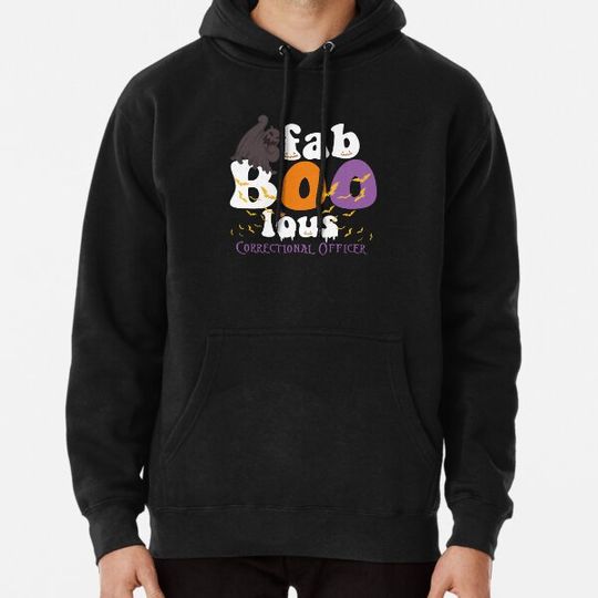 Discover Faboolous Correctional Officer Ghost Halloween Costume Hoodies