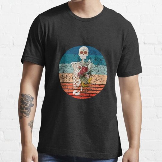 Discover drawing pregnant skeleton halloween costume gift T-shirts