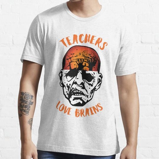 Discover Teacher Halloween love brains T-shirts