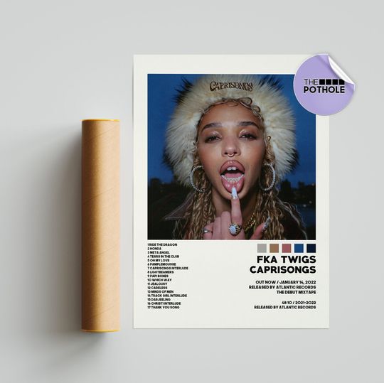 Discover FKA twigs Posters / CAPRISONGS Poster / Album Cover Poster