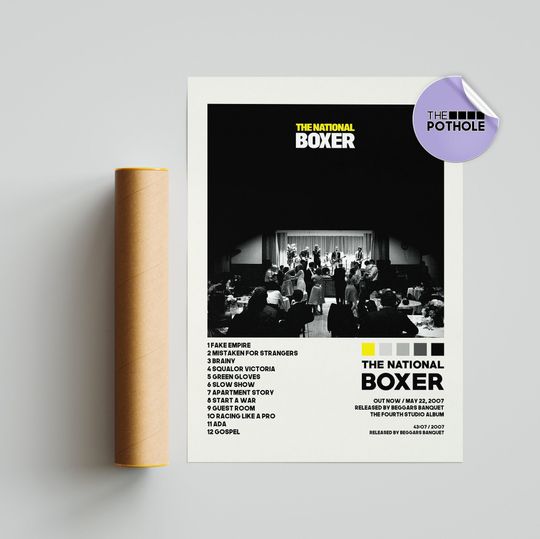 Discover The National Posters / Boxer Poster / Album Cover Poster