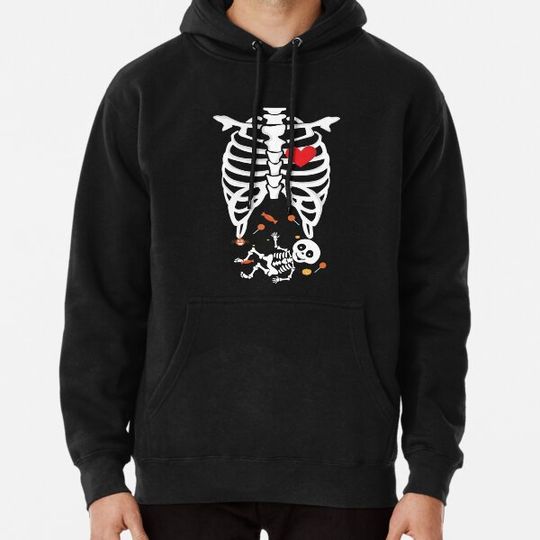 Discover Pregnancy Baby Skeleton Hoodies