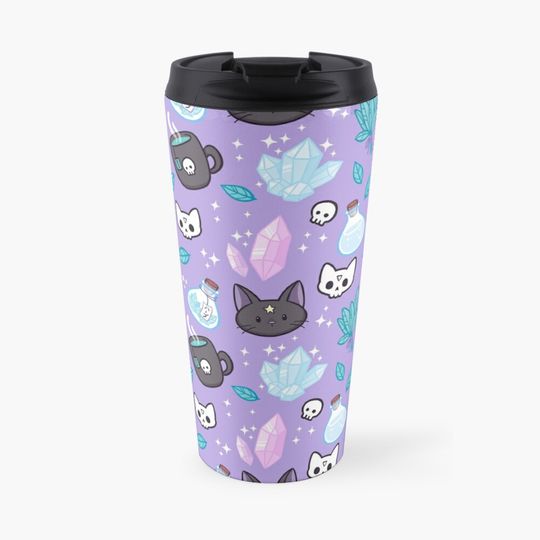 Discover Halloween Herb Witch | Nikury Travel Coffee Mug