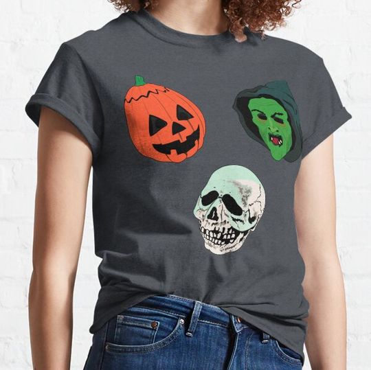 Discover Silver Shamrock Mask Set T-shirts