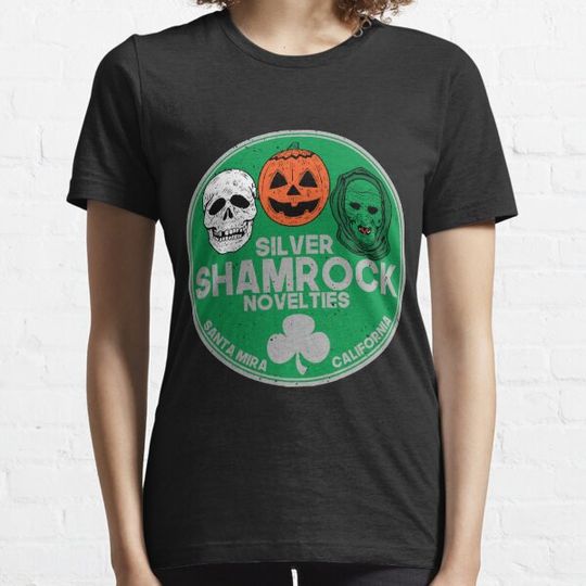 Discover Silver Shamrock Masks T-shirts