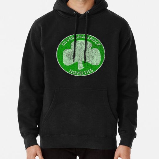 Discover Vintage Silver Shamrock Novelties Hoodies