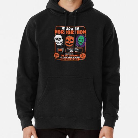 Discover Halloween Horrorthon Hoodies