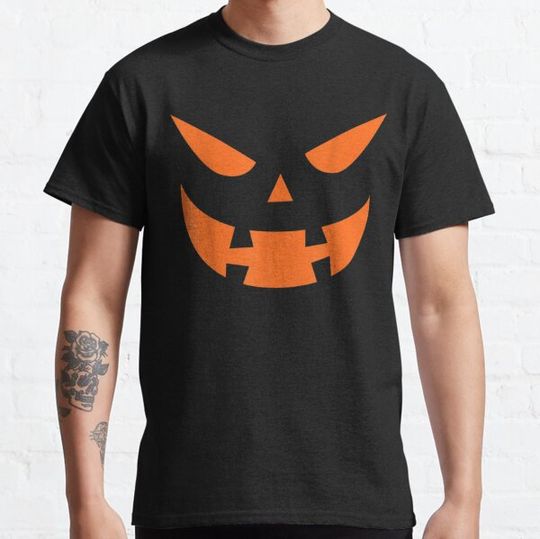 Discover Jack O Lantern Pumpkin Face Scary Halloween Costume T-shirts