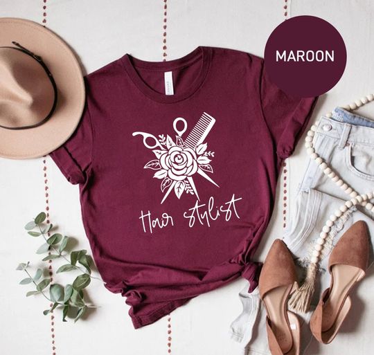 Discover Hair Stylist Shirt for Women, Hair Dresser T Shirt for Her