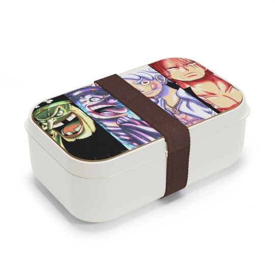 Discover One Piece Shanks, Gear 5 Luffy, Black Beard, Buggy the Clown Bento Lunch Box