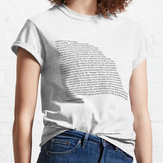 Discover Charles M. Schulz Quotes T-shirts
