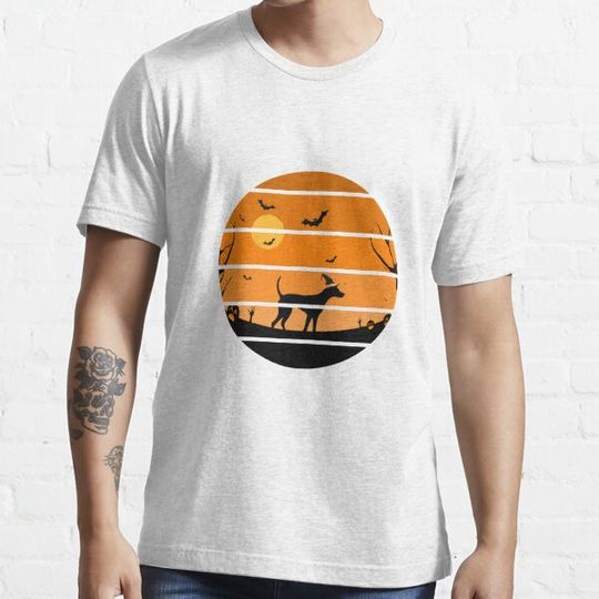 Discover Dog Moon Pumpkin Halloween T-shirts