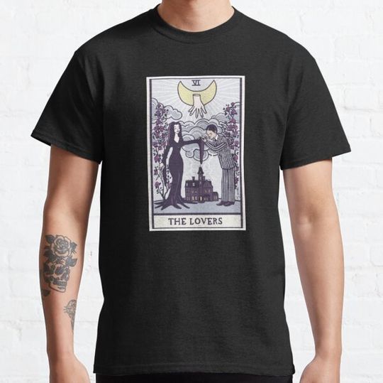 Discover The lovers - tarot - Addams family T-shirts