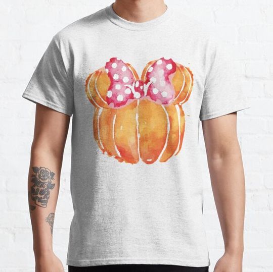 Discover Mini mouse Halloween pumpkin T-shirts