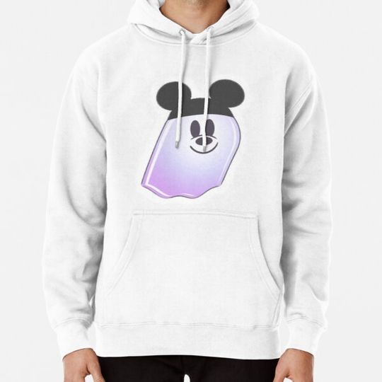 Discover cute mouse ghost sticker Hoodies
