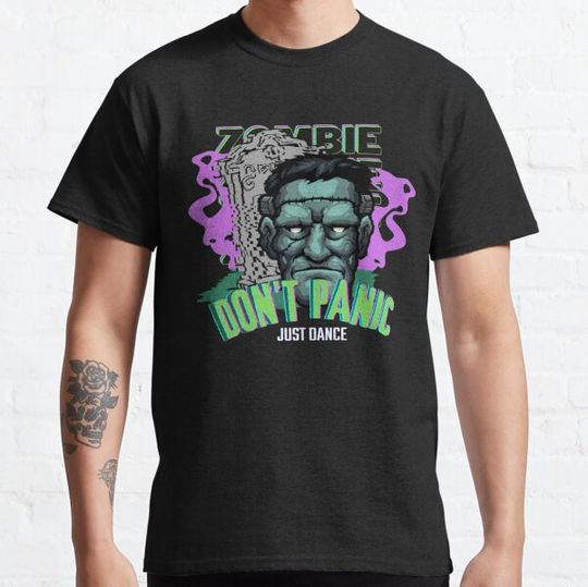 Discover Don't panic just dance - halloween zombie T-shirts