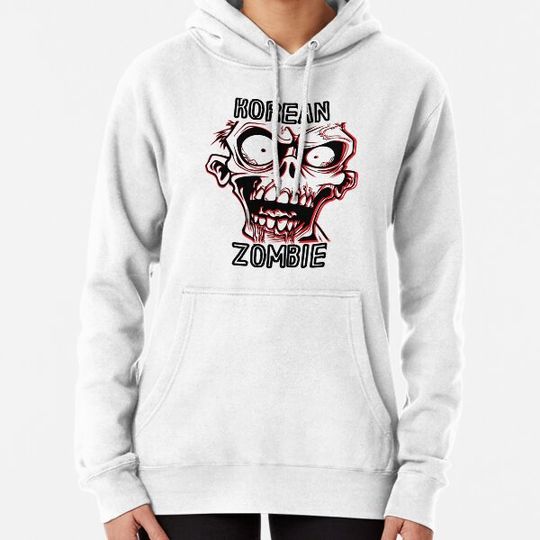 Discover Korean Zombie Limited Illustration Edition Halloween Gift Theme Evergreen Hoodies