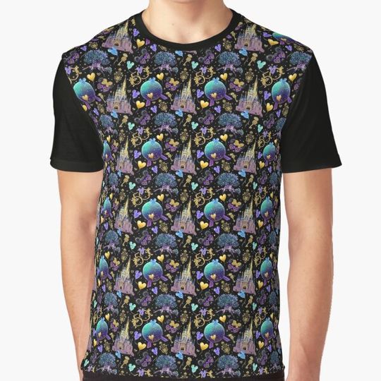 Discover 50th anniversary Digital paper Seamles pattern T-shirts