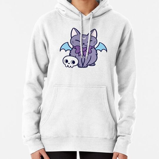Discover Black Bat Kitten 01 | Nikury Hoodies