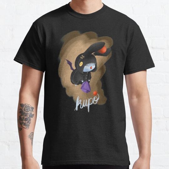 Discover Say Kupo! A cute moogle dressed as a spriggan from Final Fantasy 14 T-shirts