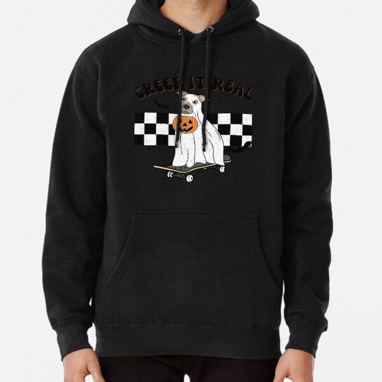 Discover Creep It Real Pitbull Halloween Hoodies